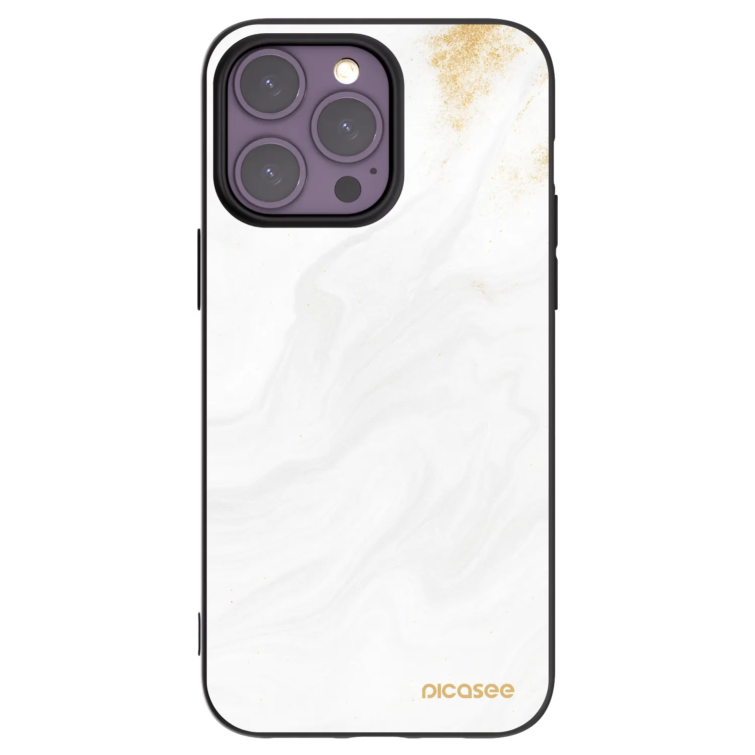Picasee silikónový čierny obal pre Apple iPhone 14 Pro Max - White