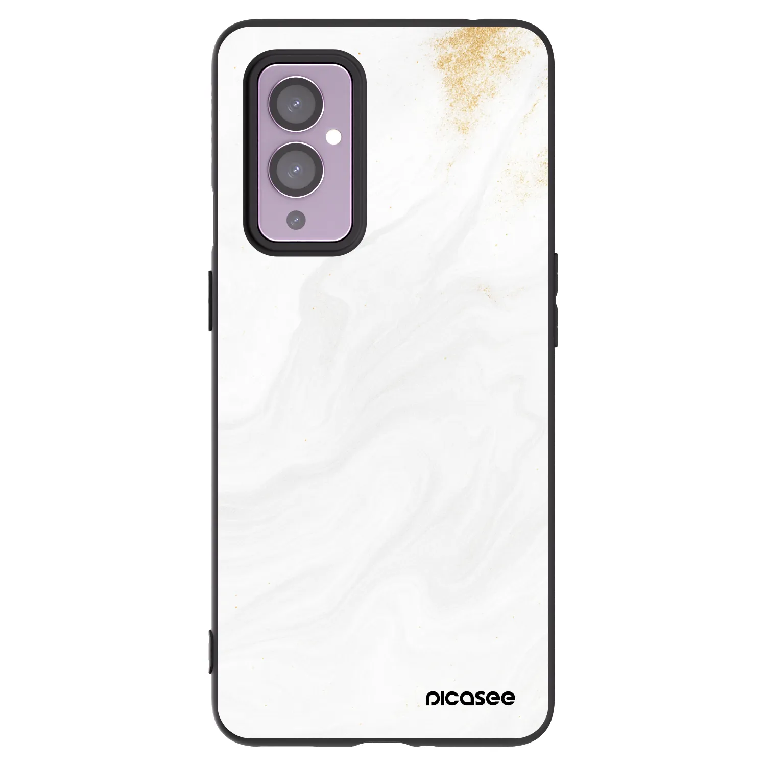 Picasee silikónový čierny obal pre OnePlus 9 - White