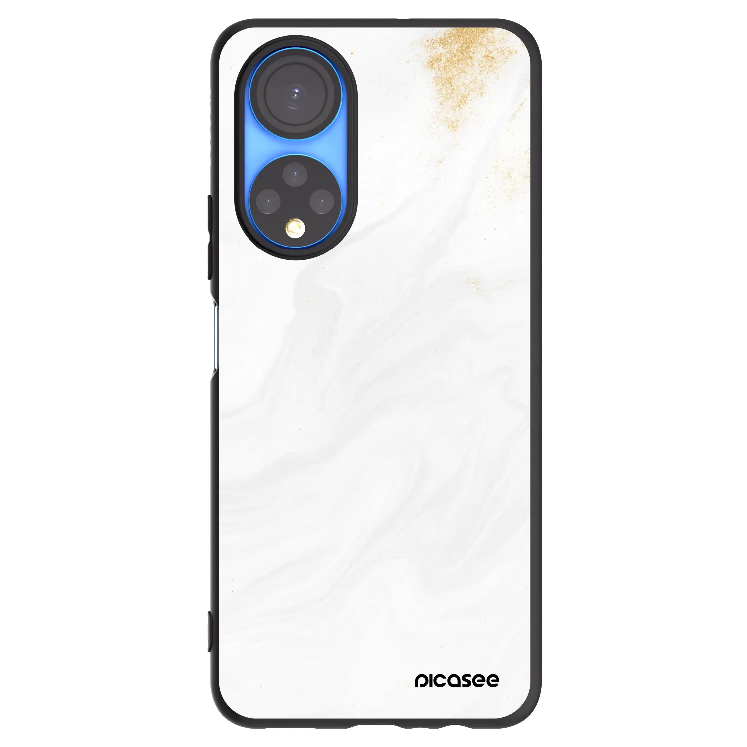 Picasee silikónový čierny obal pre Honor X7 - White