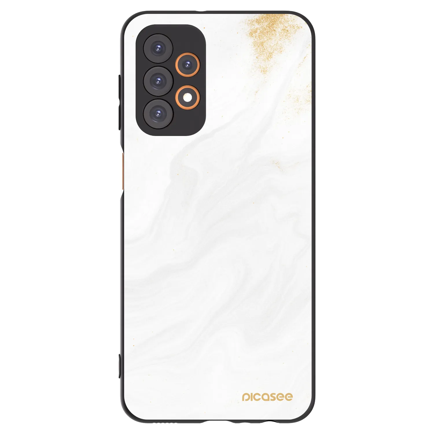 Picasee silikónový čierny obal pre Samsung Galaxy A23 A235F 4G - White