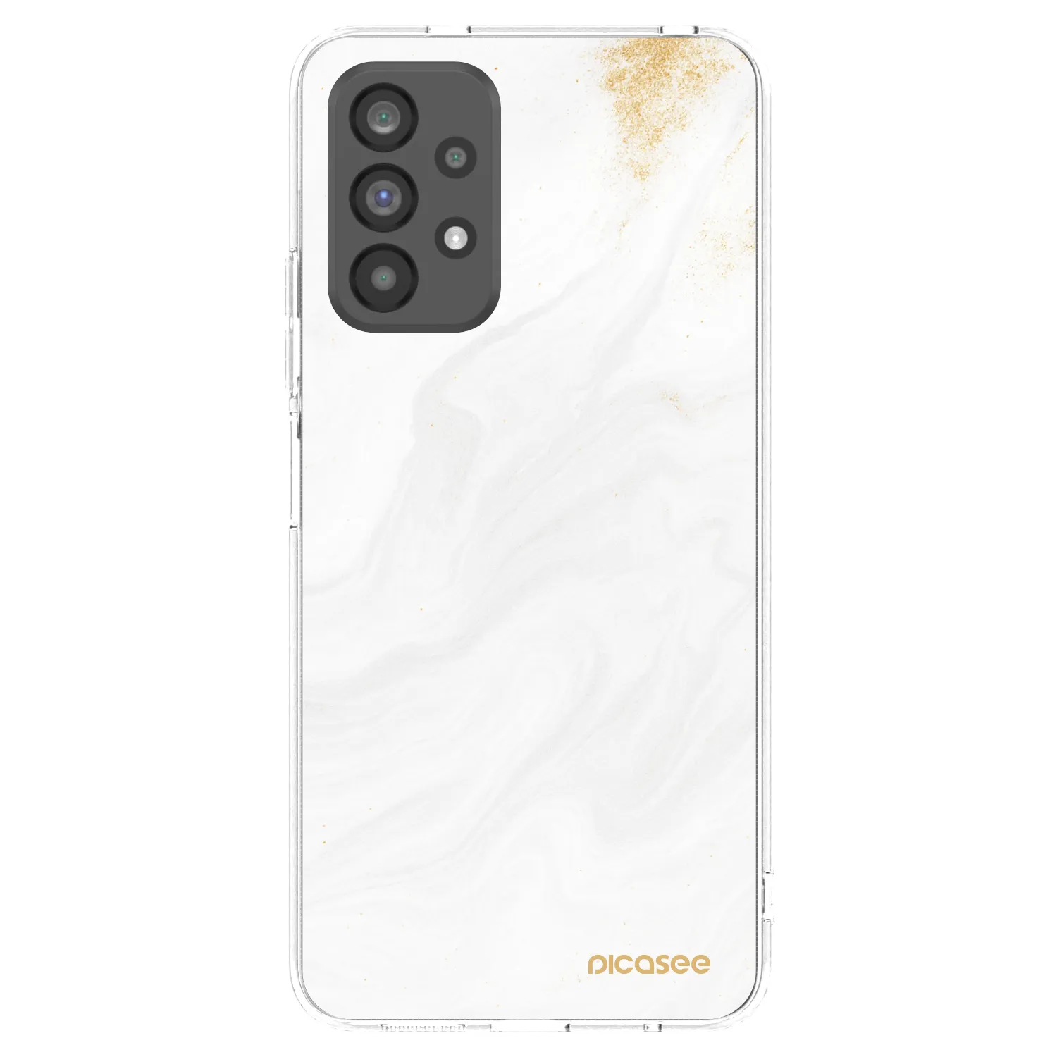 Picasee silikónový prehľadný obal pre Samsung Galaxy A73 5G - White