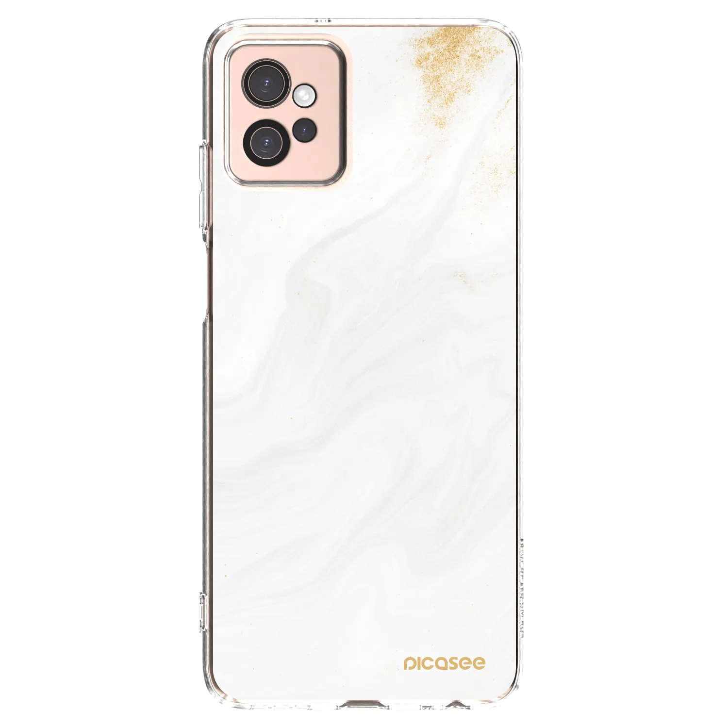Picasee silikónový prehľadný obal pre Motorola Moto G32 - White