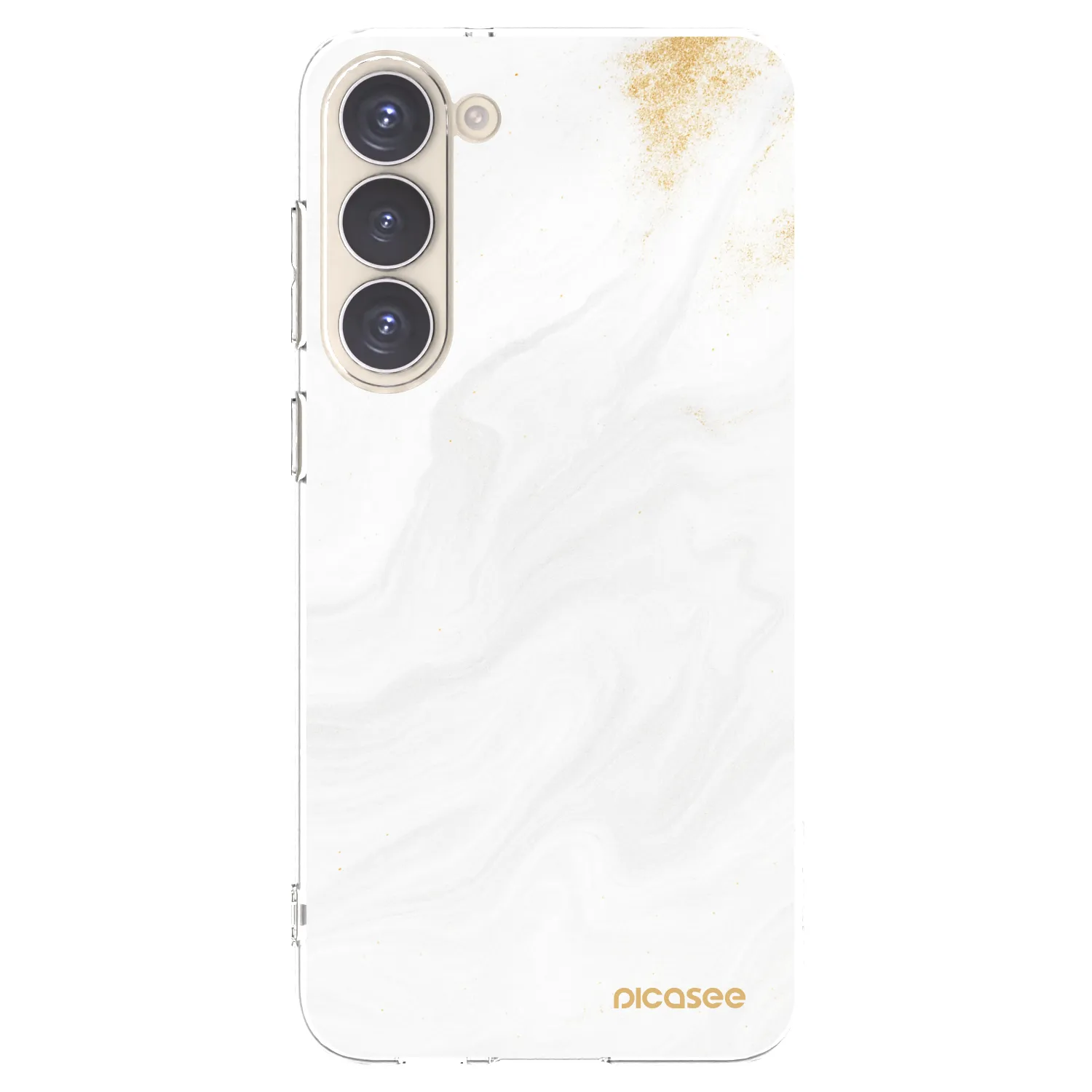 Picasee silikónový prehľadný obal pre Samsung Galaxy S23+ 5G - White