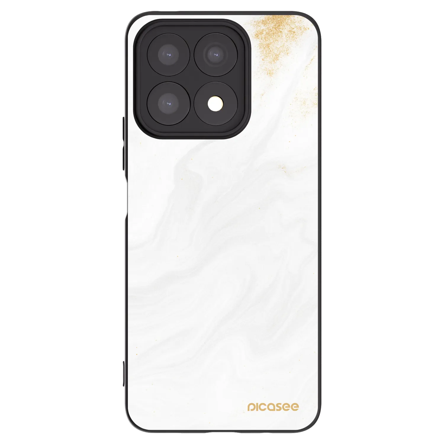 Picasee silikónový čierny obal pre Honor X8a - White