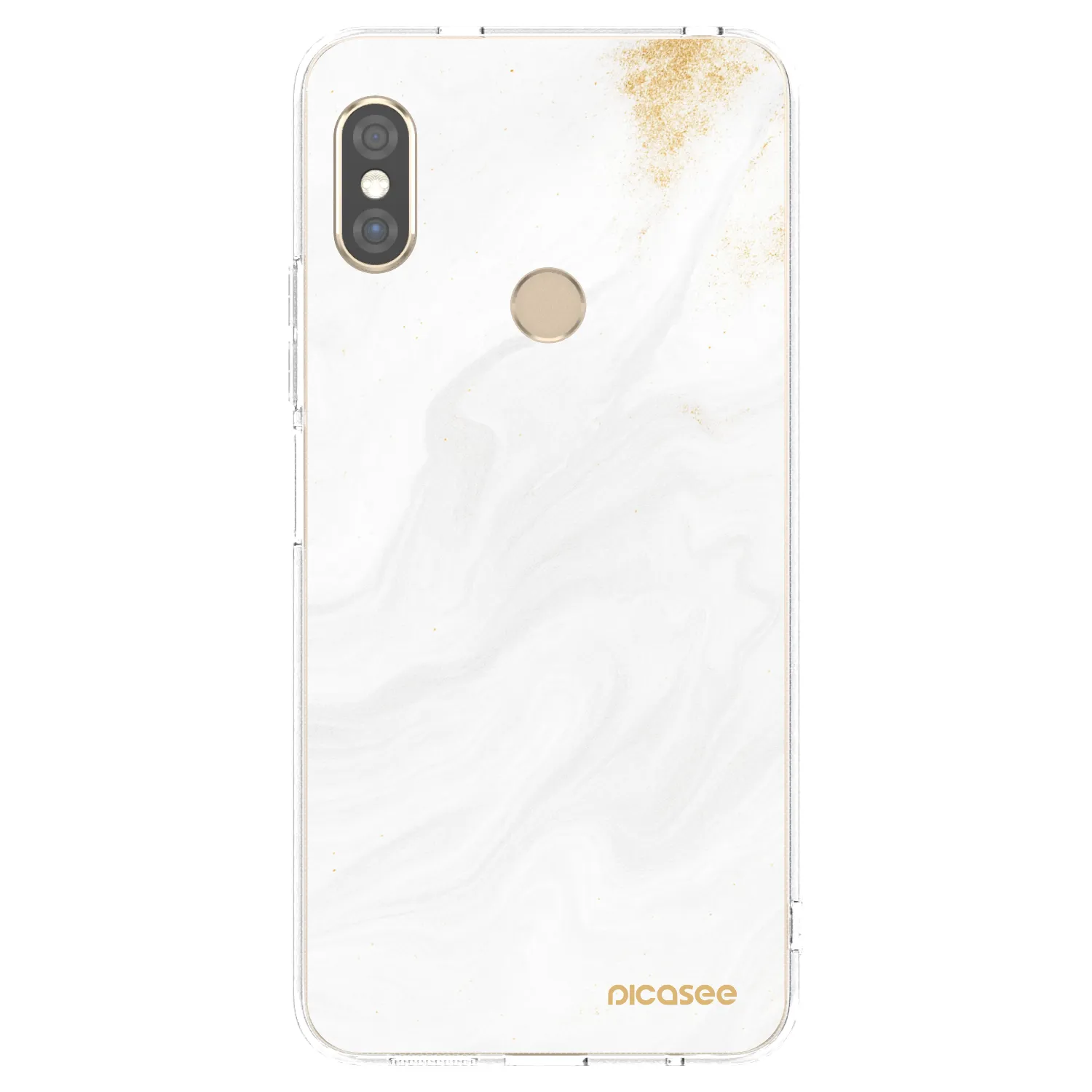 Picasee silikónový prehľadný obal pre Xiaomi Redmi Note 5 Global - White