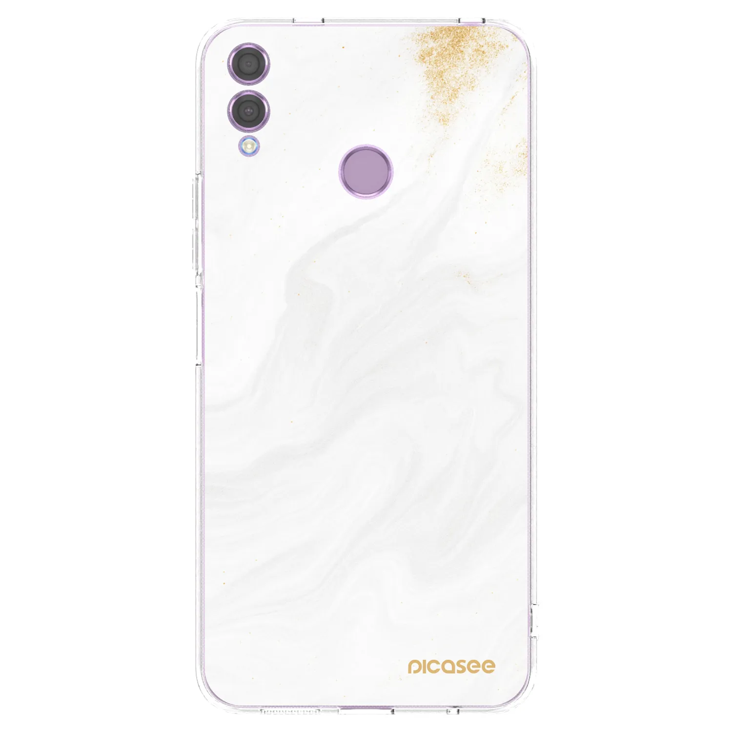 Picasee silikónový prehľadný obal pre Honor 8X - White
