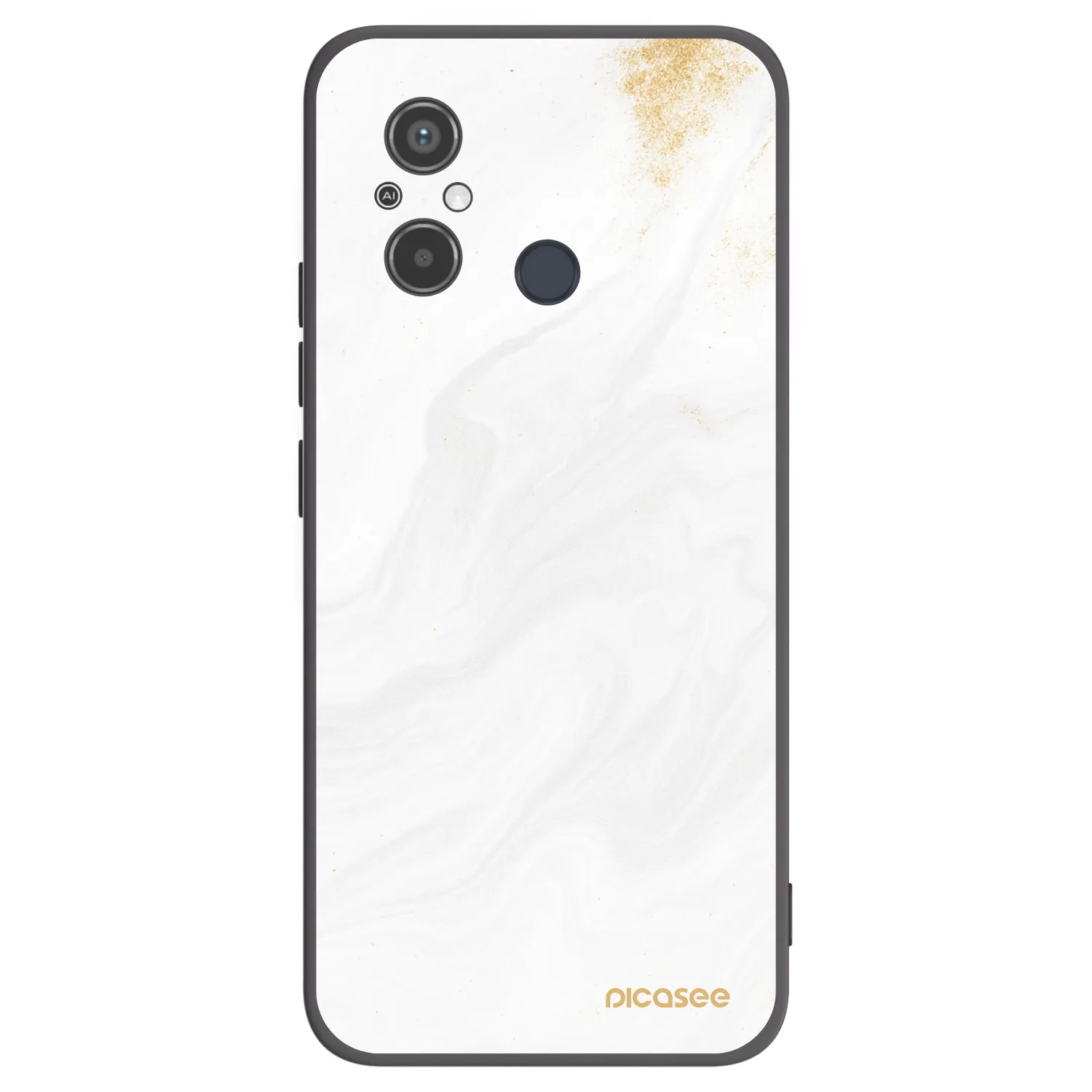 Picasee silikónový čierny obal pre Xiaomi Redmi 12C - White