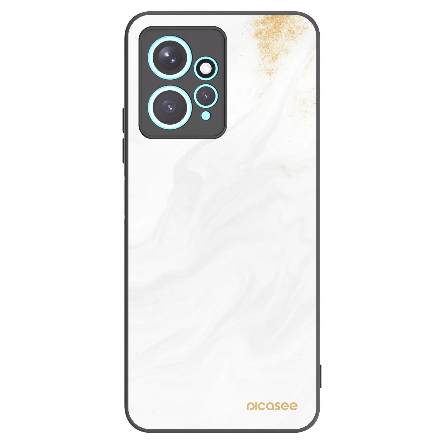 Picasee silikónový čierny obal pre Xiaomi Redmi Note 12 4G - White