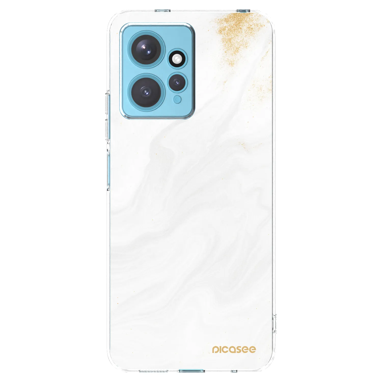 Picasee silikónový prehľadný obal pre Xiaomi Redmi Note 12 4G - White