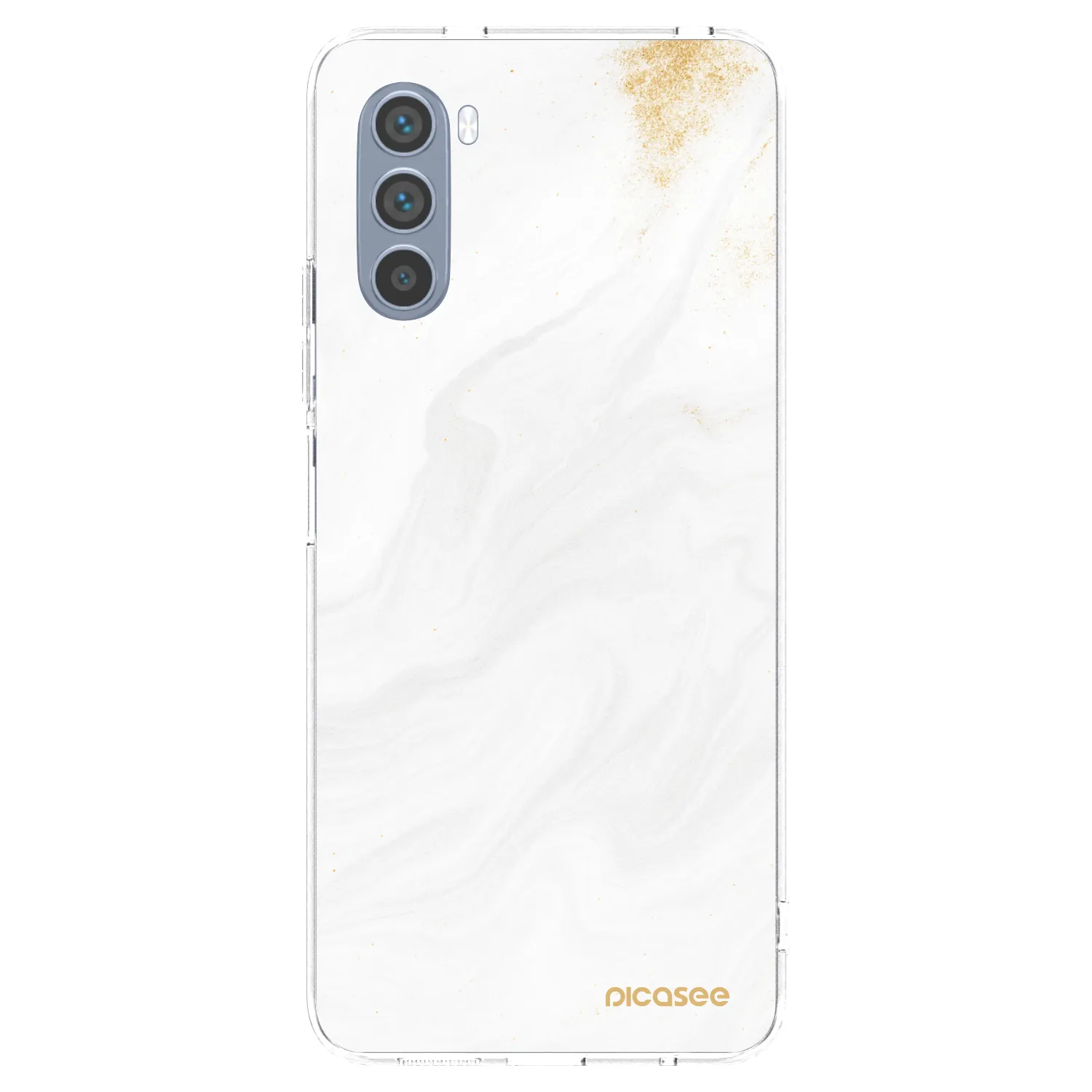 Picasee silikónový prehľadný obal pre Motorola Moto G62 - White