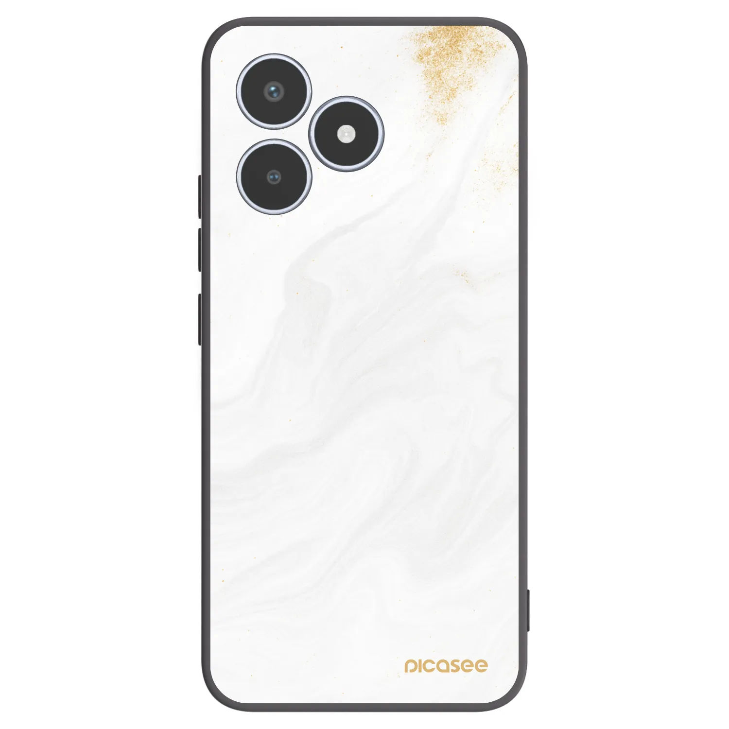 Picasee silikónový čierny obal pre Realme C53 - White