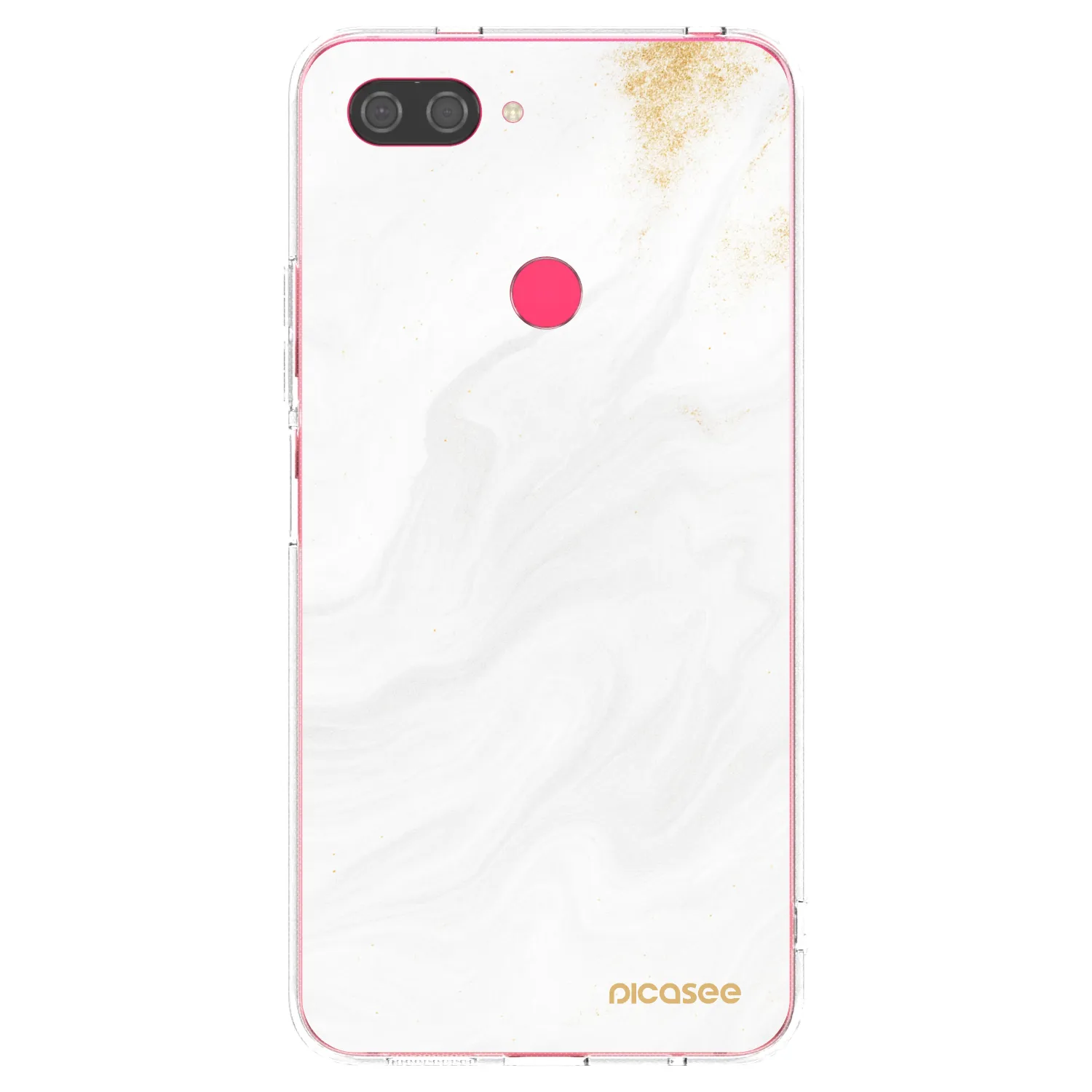 Picasee silikónový prehľadný obal pre Xiaomi Mi 8 Lite - White