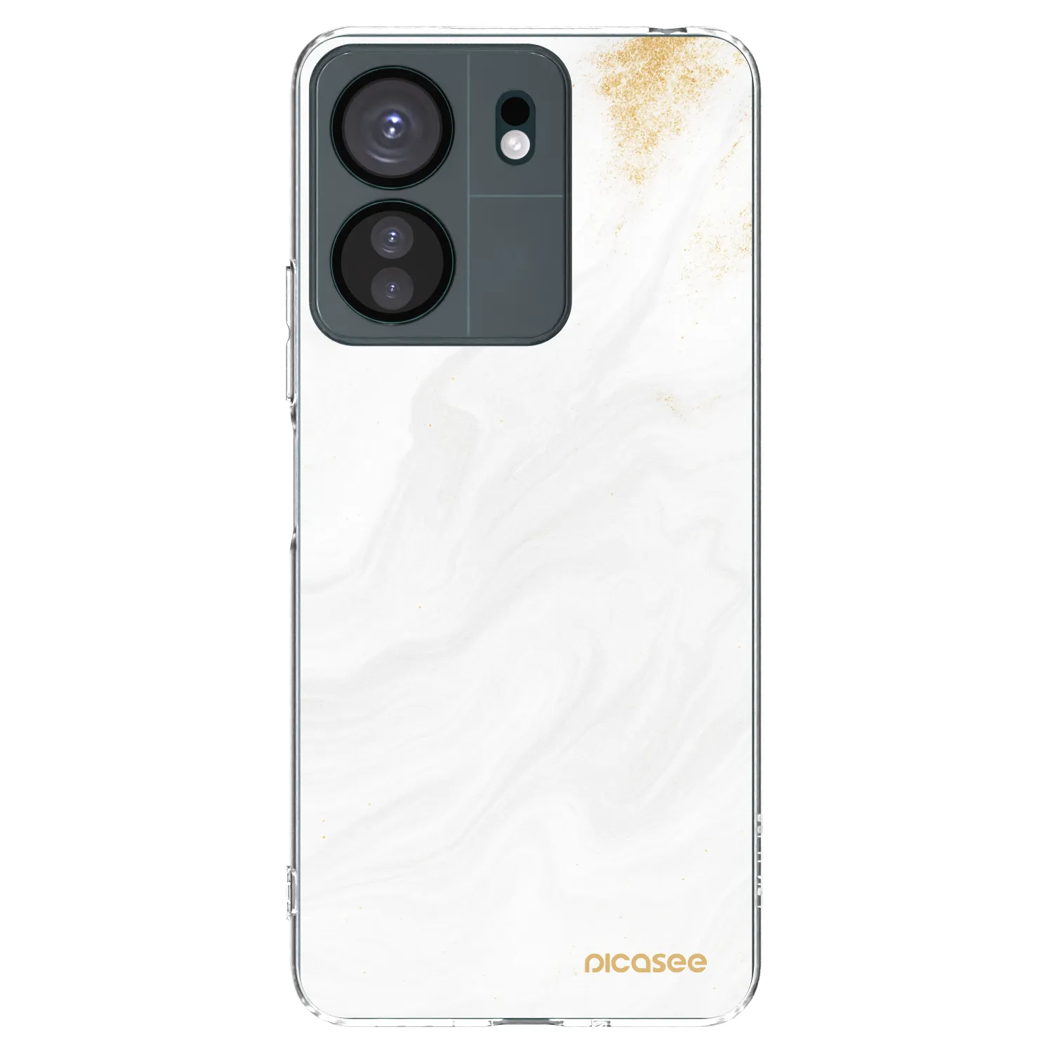 Picasee silikónový prehľadný obal pre Xiaomi Redmi 13C 4G - White