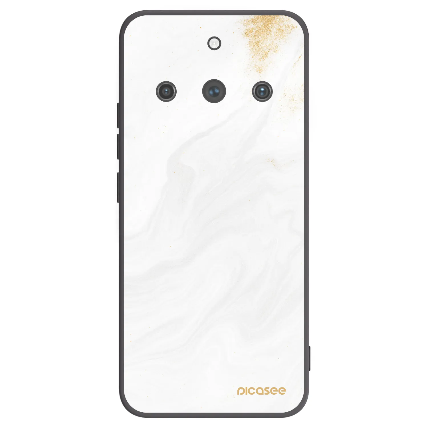 Picasee silikónový čierny obal pre Realme 11 Pro+ - White