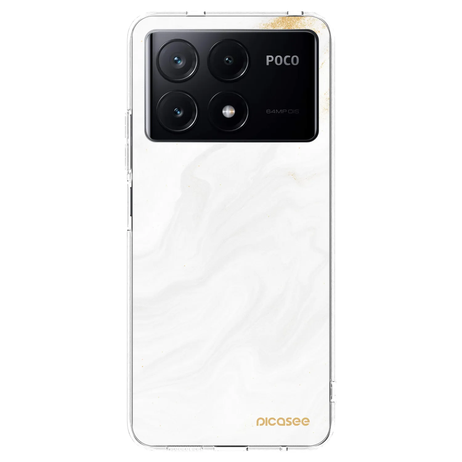 Picasee silikónový prehľadný obal pre Xiaomi Poco X6 Pro - White
