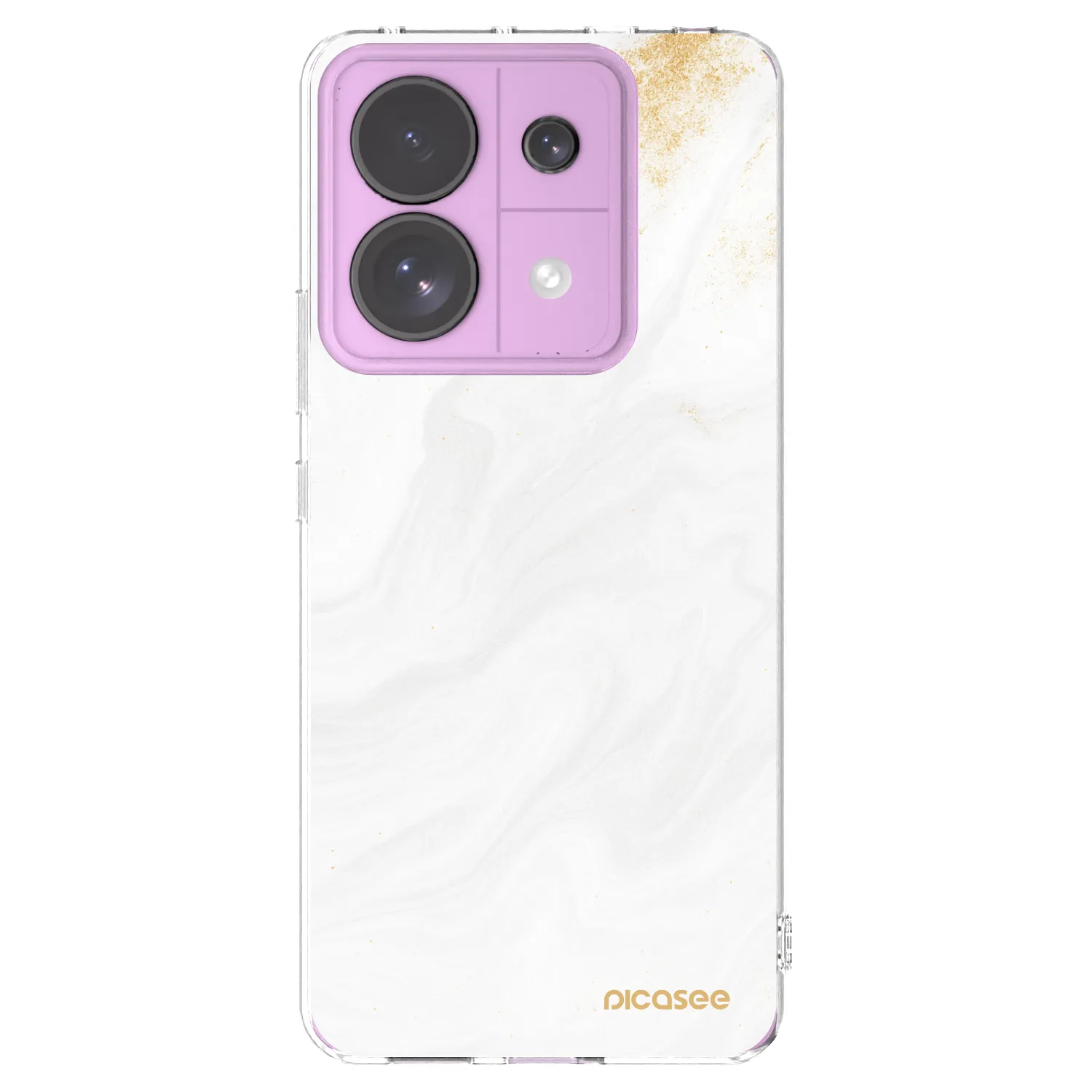 Picasee silikónový prehľadný obal pre Xiaomi Redmi Note 13 Pro 5G - White