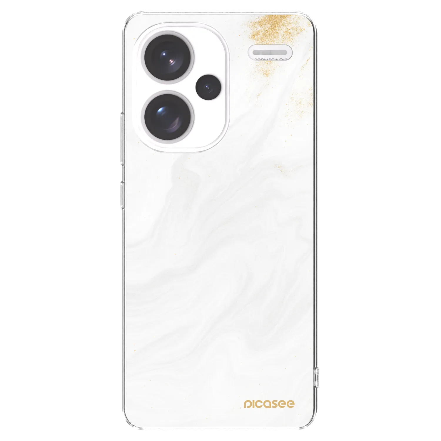 Picasee silikónový prehľadný obal pre Xiaomi Redmi Note 13 Pro+ 5G - White