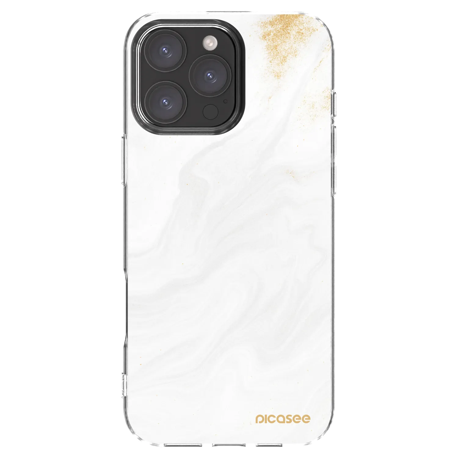 Silikónový prehľadný obal pre Apple iPhone 16 Pro Max - White