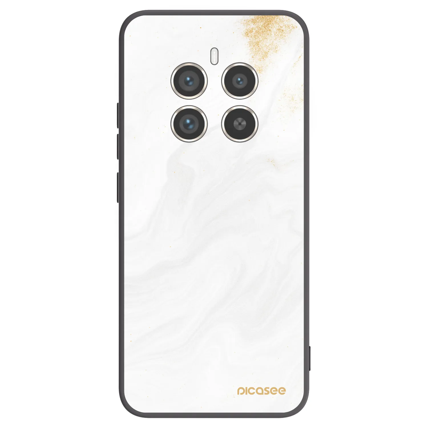 Picasee silikónový čierny obal pre Realme 12 Pro 5G - White