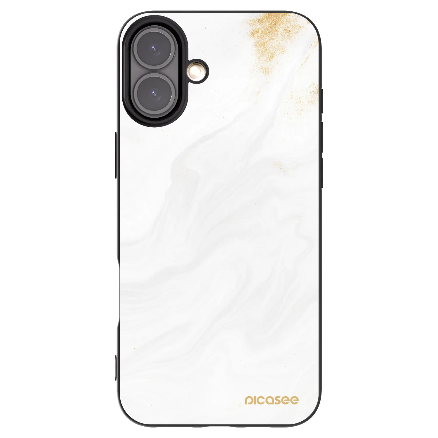 Picasee silikónový čierny obal pre Apple iPhone 16 Plus - White