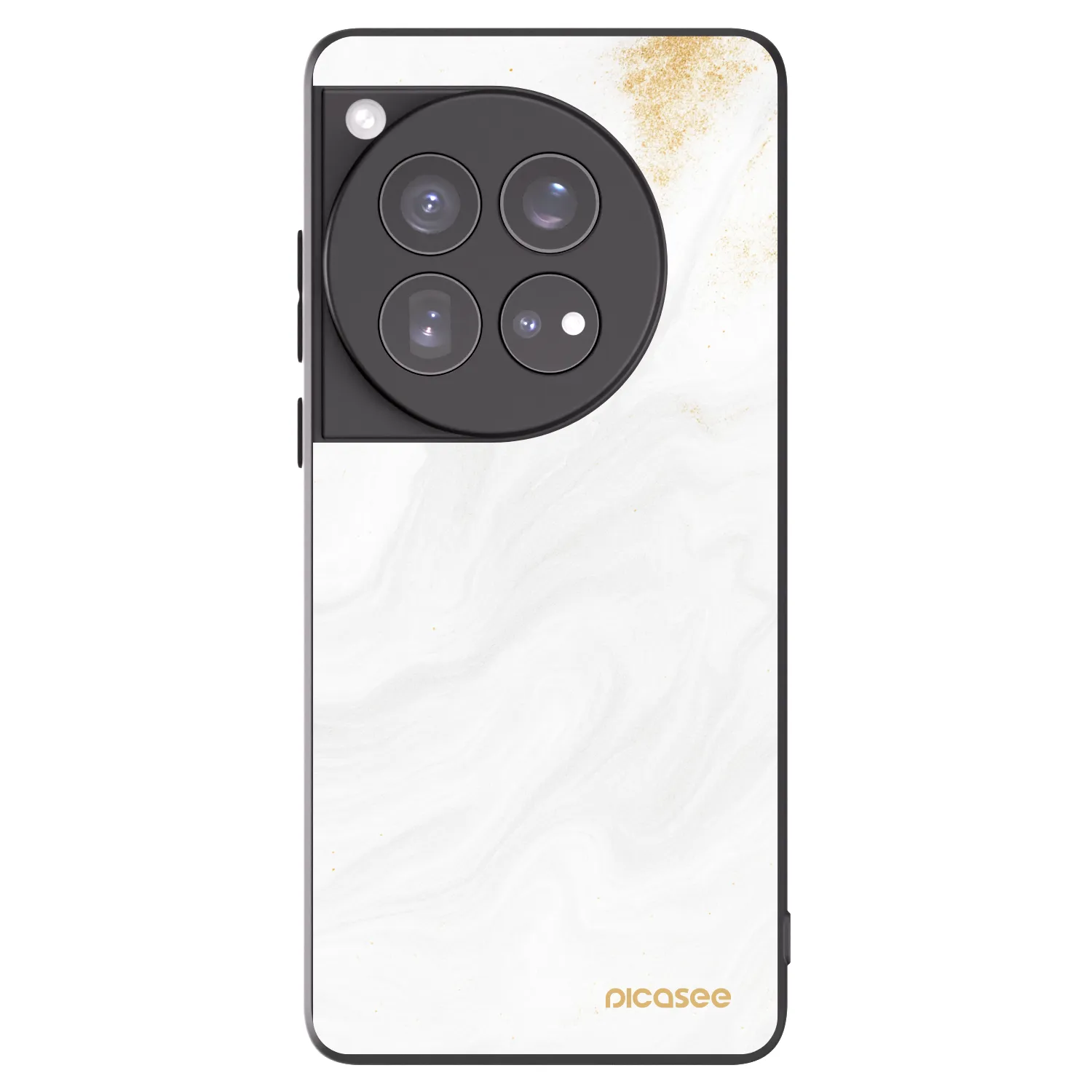 Picasee silikónový čierny obal pre OnePlus 12 5G - White