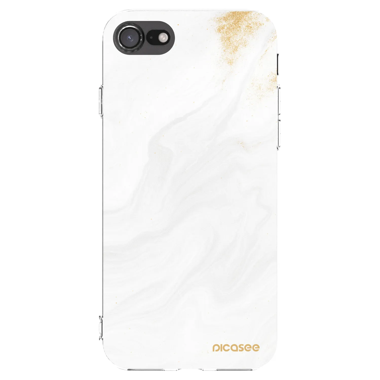 Picasee silikónový prehľadný obal pre Apple iPhone 7 - White