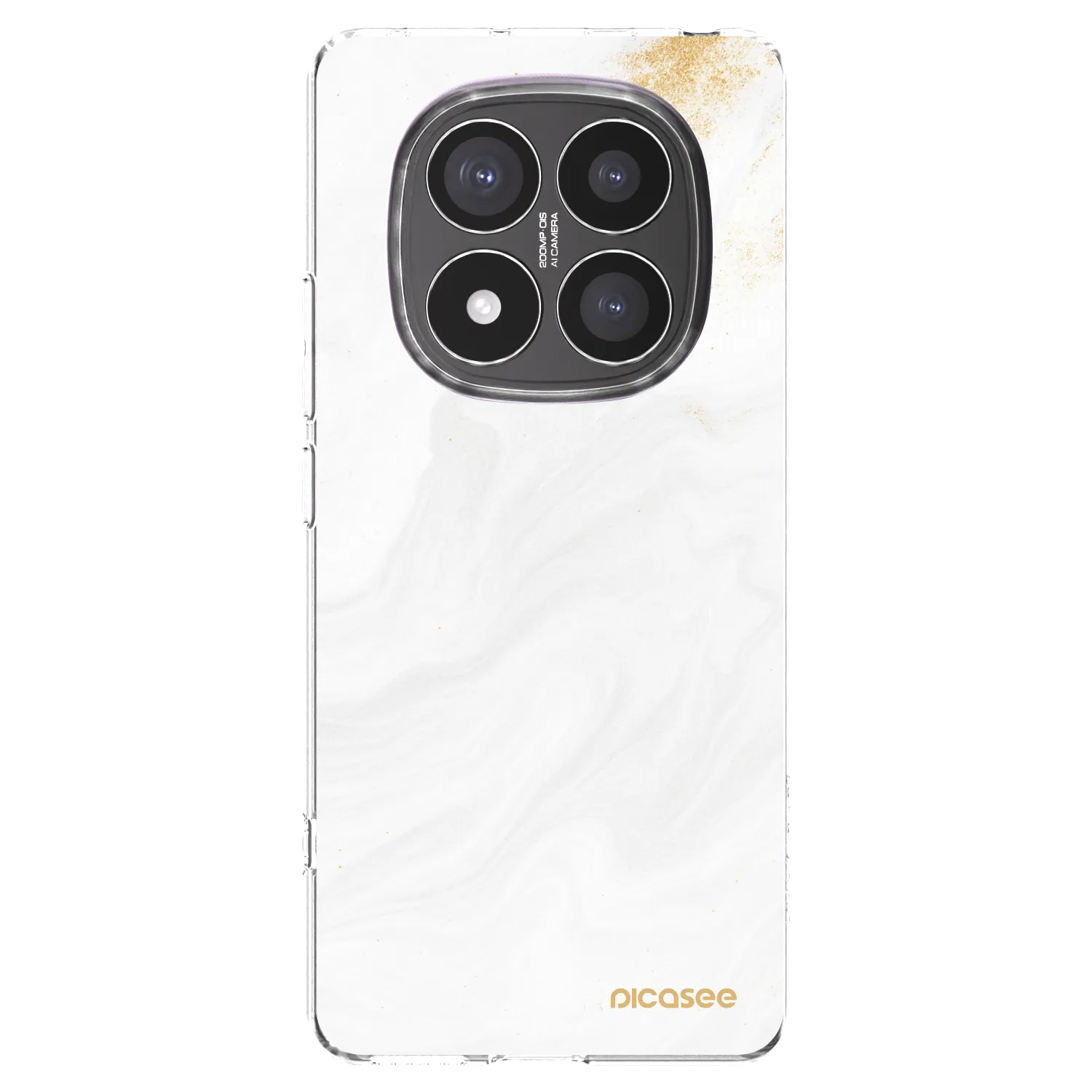 Picasee silikónový prehľadný obal pre Xiaomi Redmi Note 14 Pro+ 5G - White