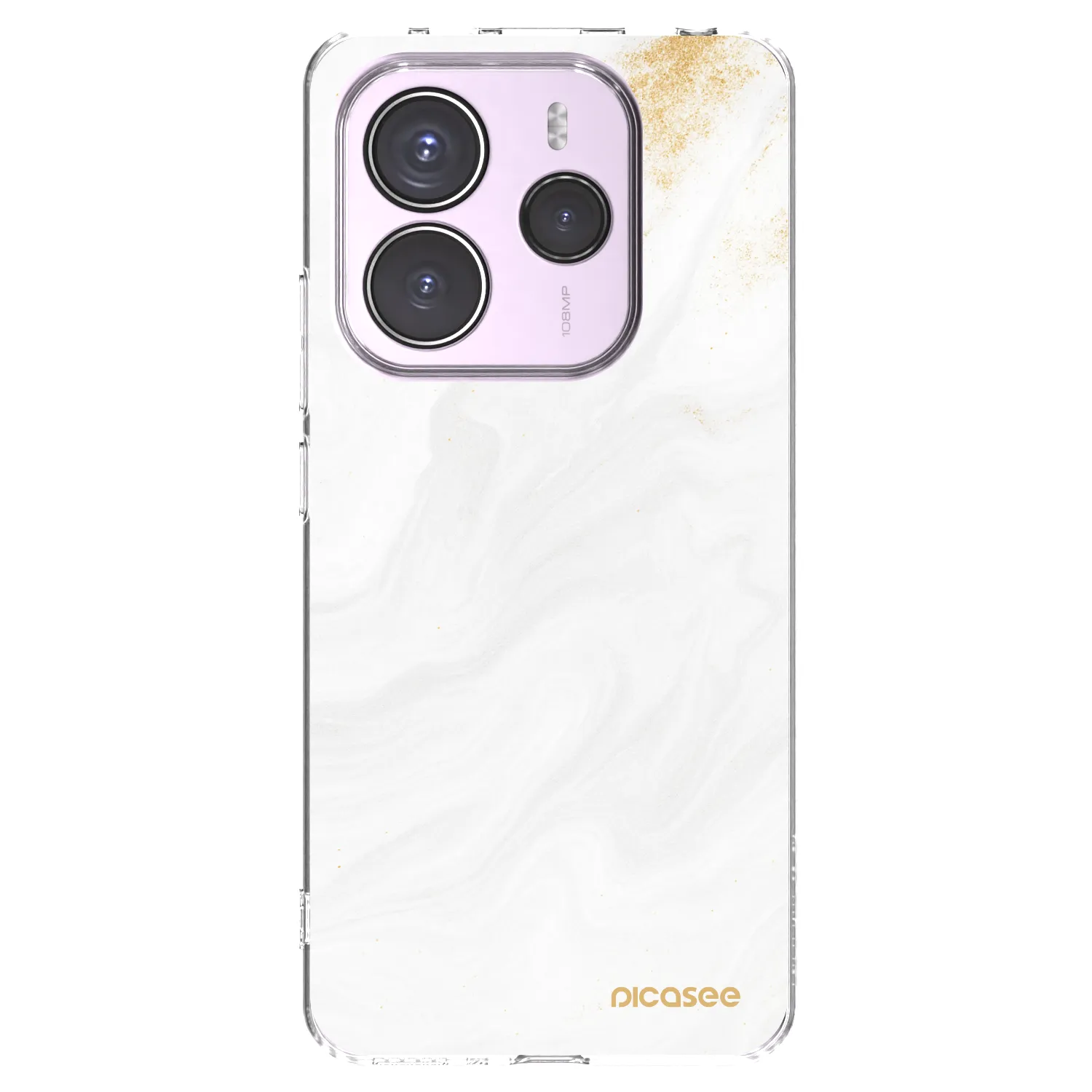 Picasee silikónový prehľadný obal pre Xiaomi Redmi Note 14 5G - White