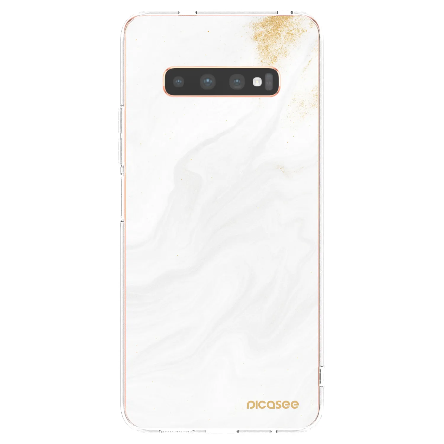 Picasee silikónový prehľadný obal pre Samsung Galaxy S10 Plus G975 - White