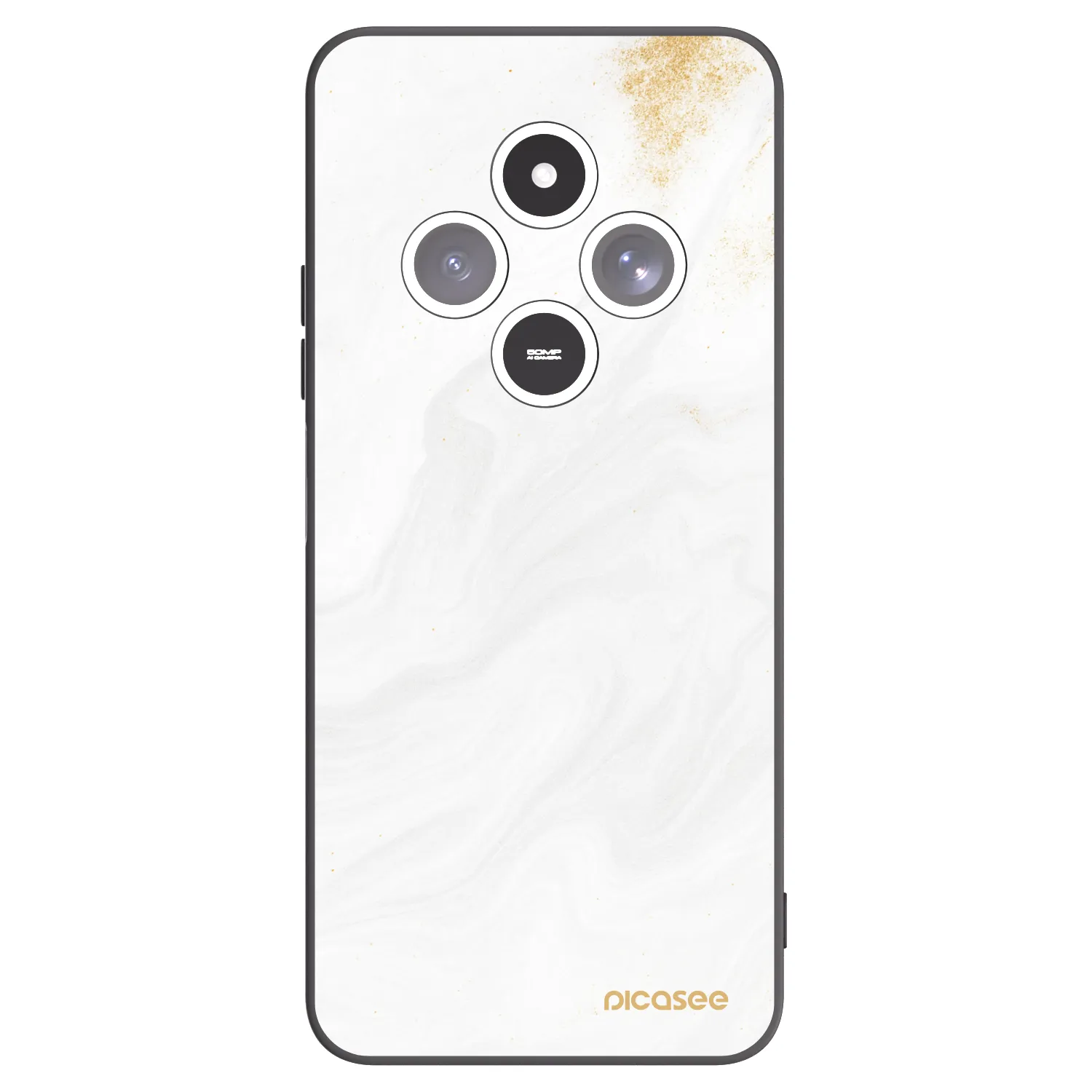 Picasee silikónový čierny obal pre Xiaomi Redmi 14C - White