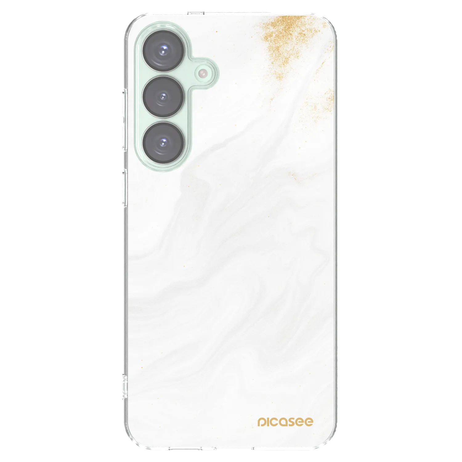 Picasee silikónový prehľadný obal pre Samsung Galaxy S25+ 5G - White