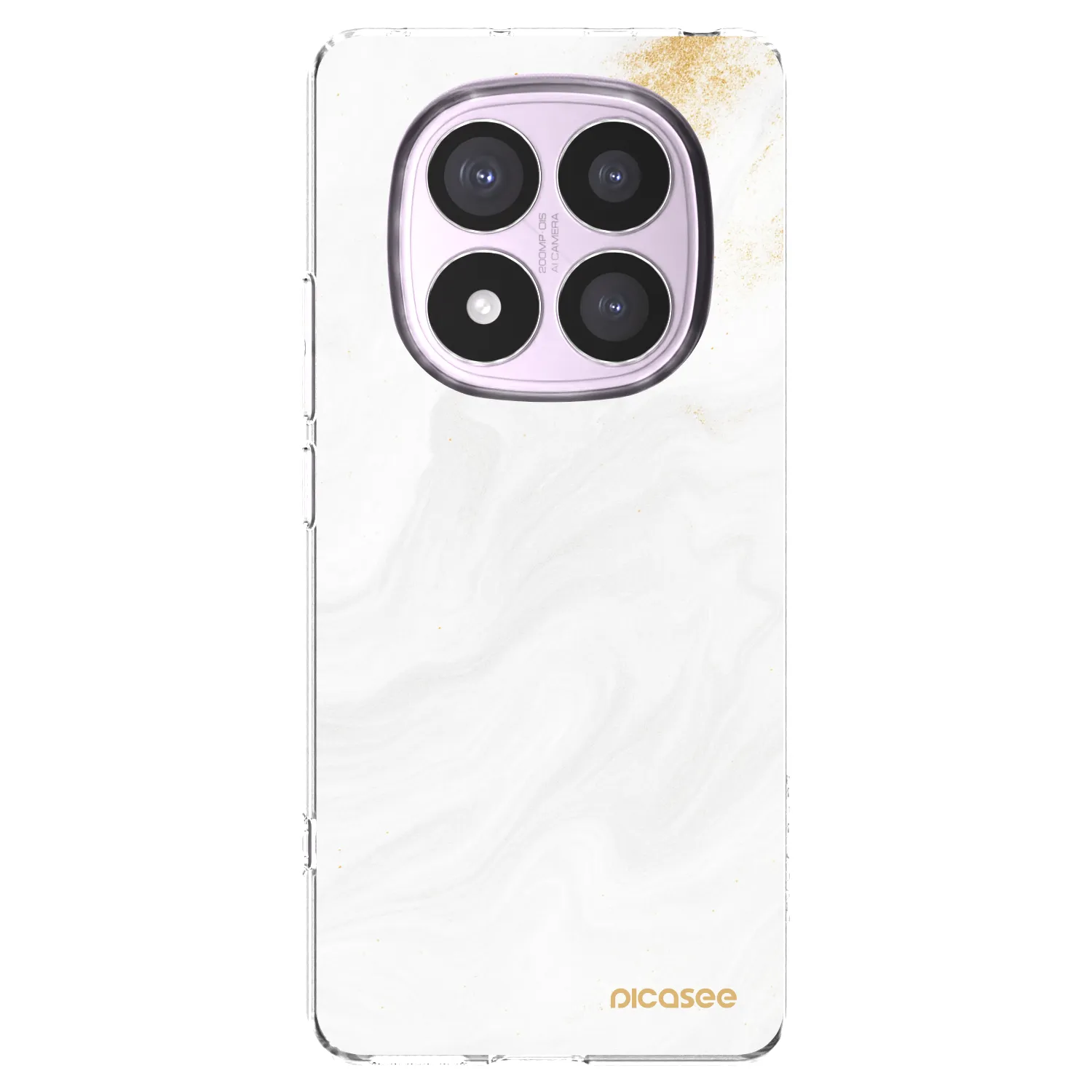 Picasee silikónový prehľadný obal pre Xiaomi Redmi Note 14 Pro 4G - White