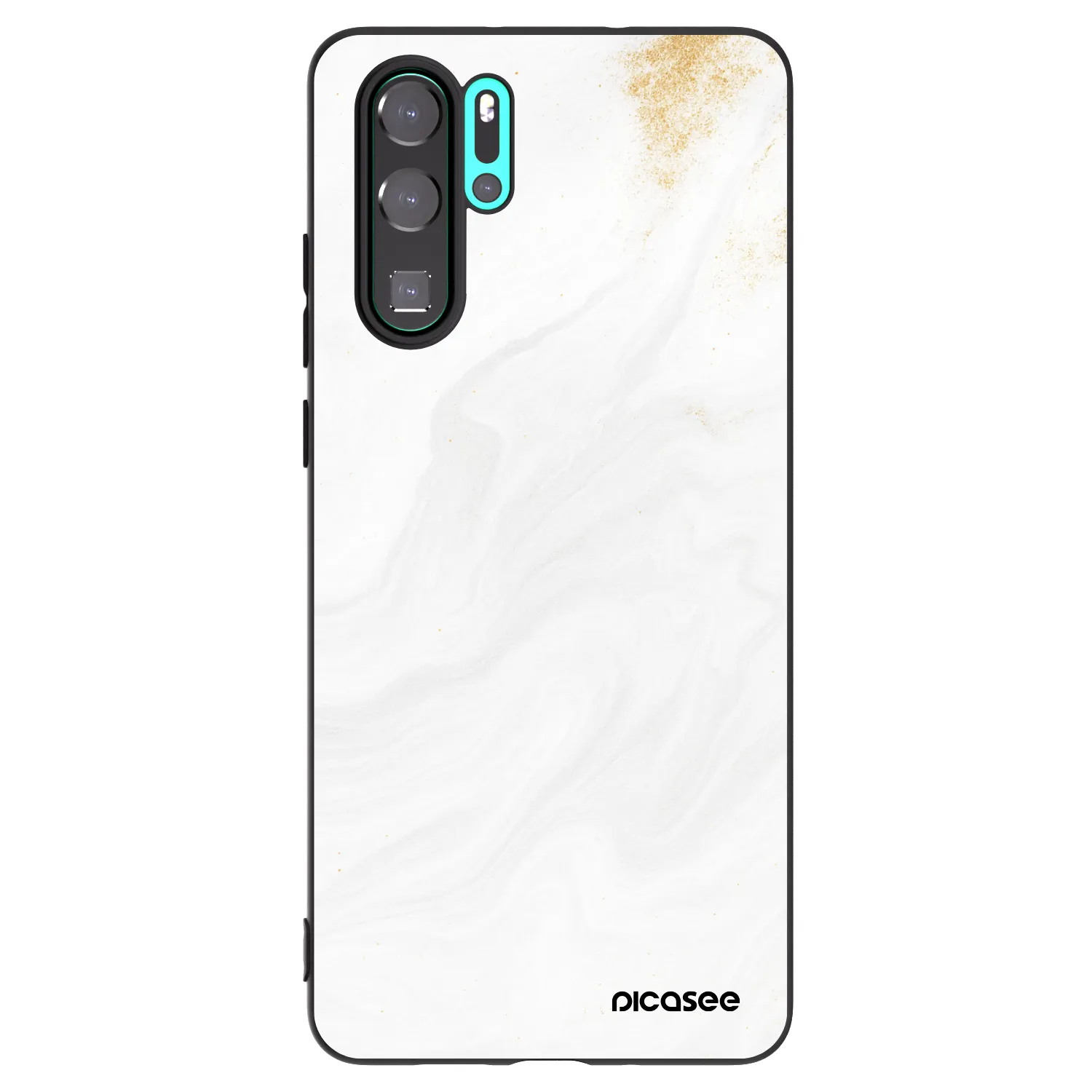 Picasee silikónový čierny obal pre Huawei P30 Pro - White