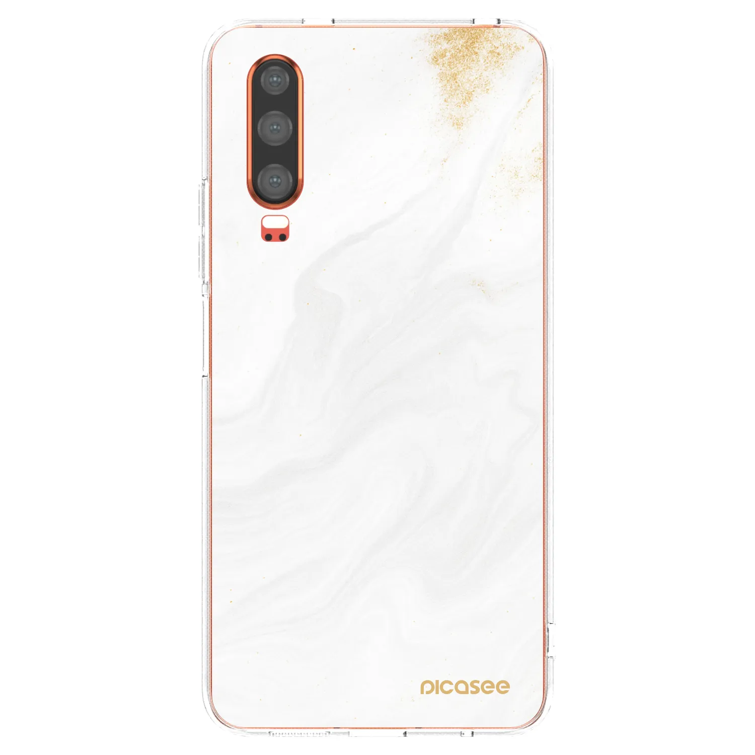 Picasee silikónový prehľadný obal pre Huawei P30 - White