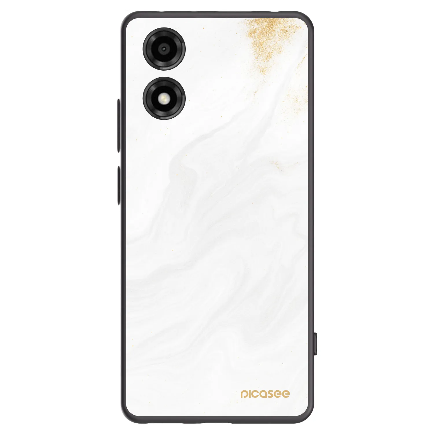 Picasee silikónový čierny obal pre Motorola Moto E14 - White