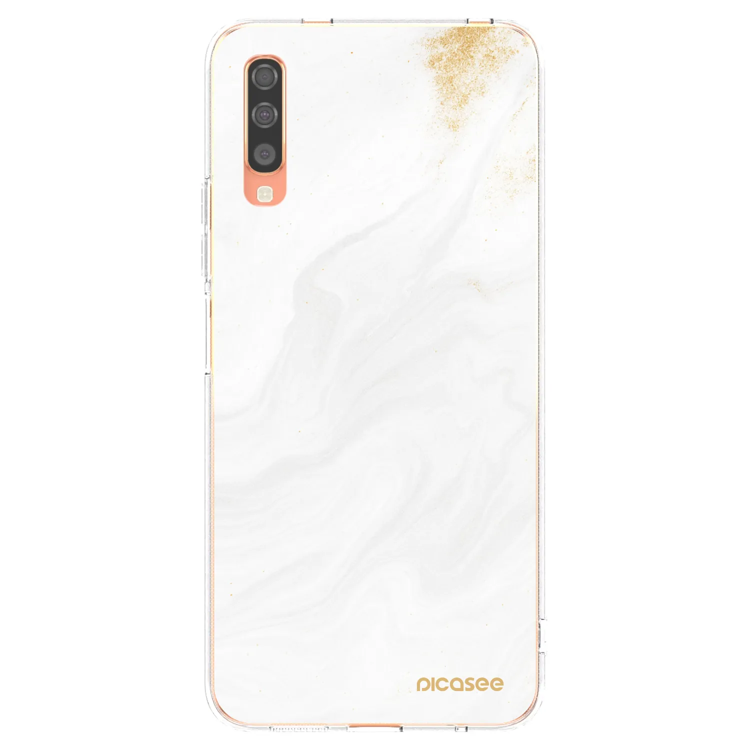 Picasee silikónový prehľadný obal pre Samsung Galaxy A70 A705F - White