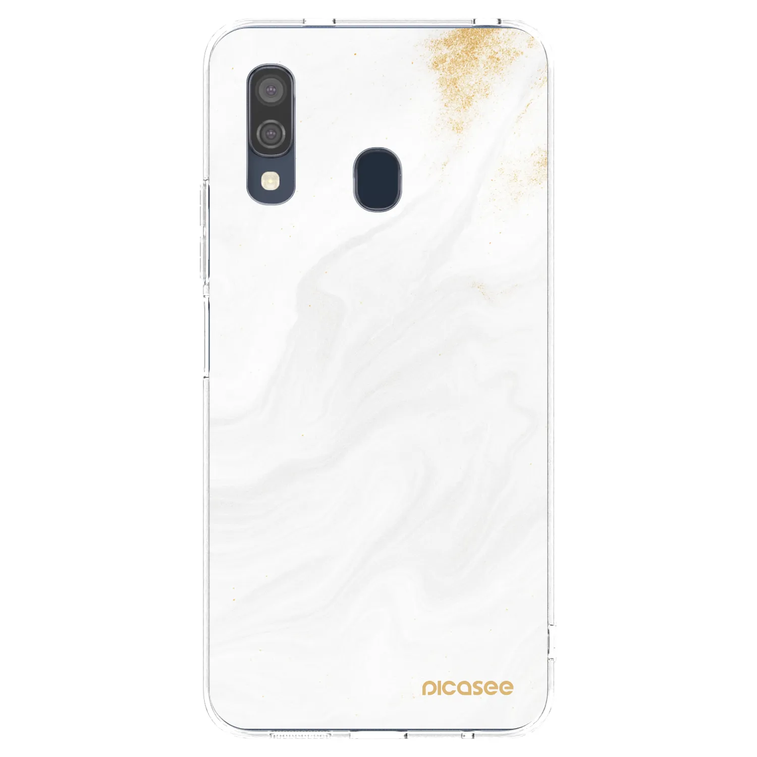 Picasee silikónový prehľadný obal pre Samsung Galaxy A40 A405F - White