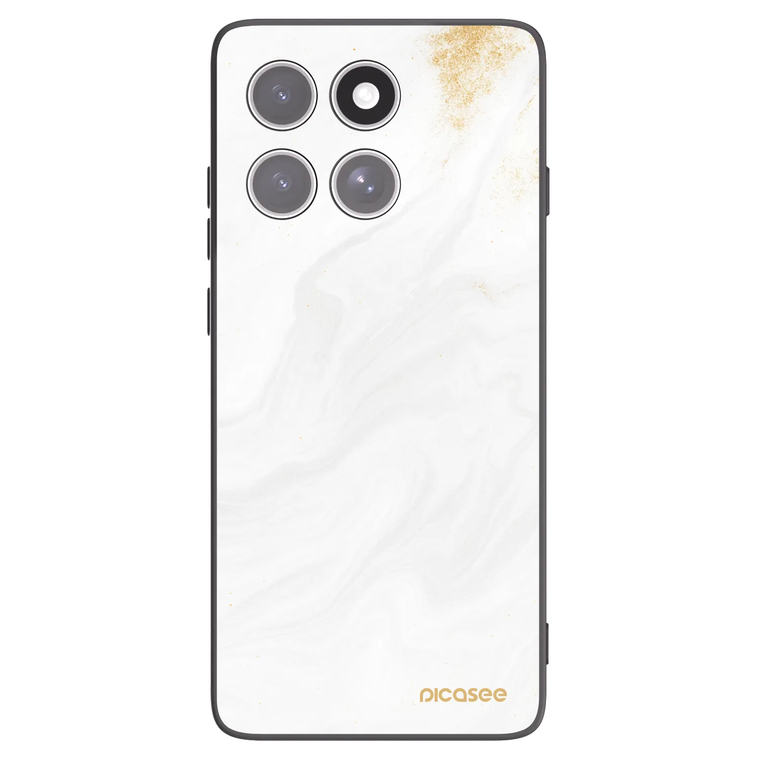 Picasee silikónový čierny obal pre Motorola Edge 60 Fusion - White