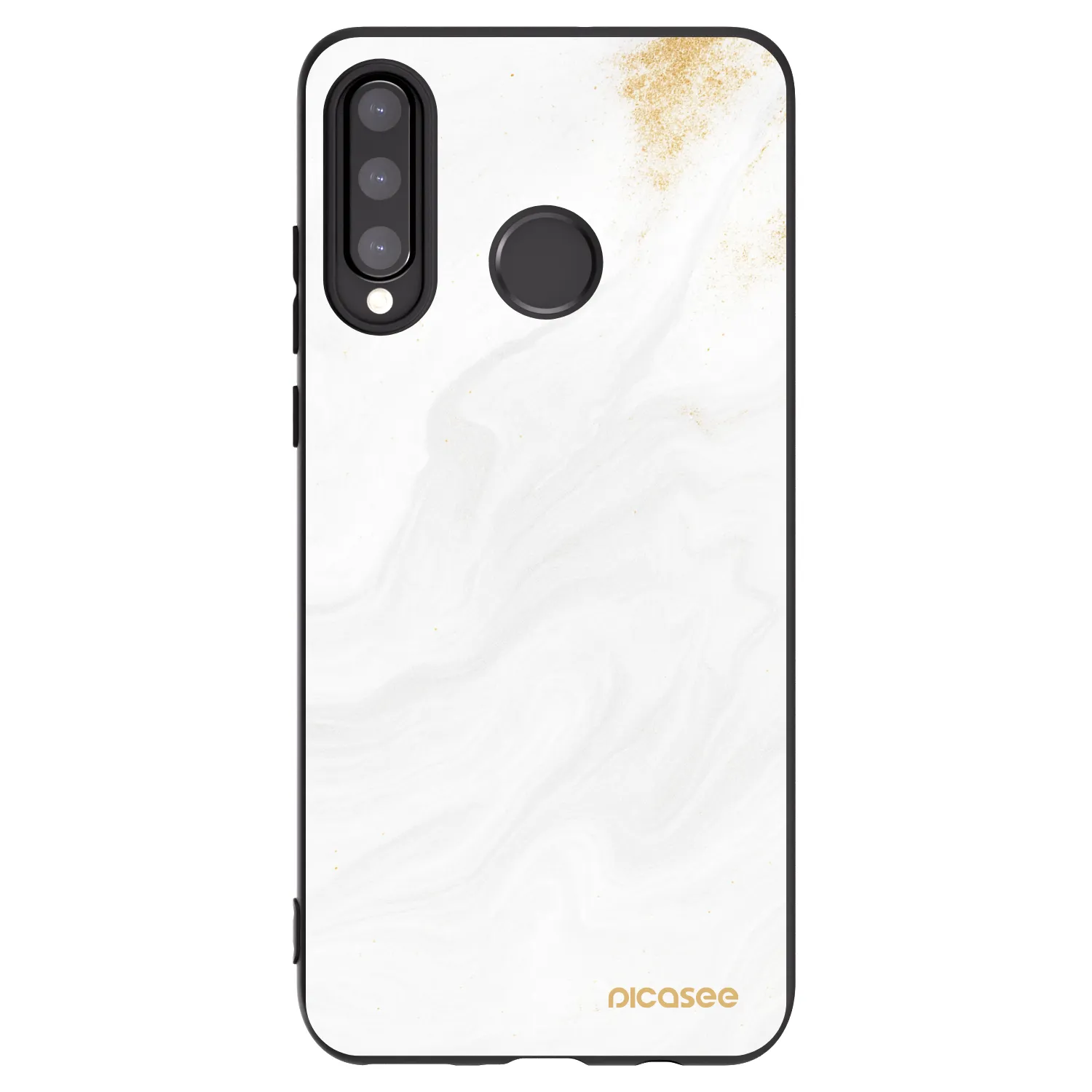 Picasee silikónový čierny obal pre Huawei P30 Lite - White