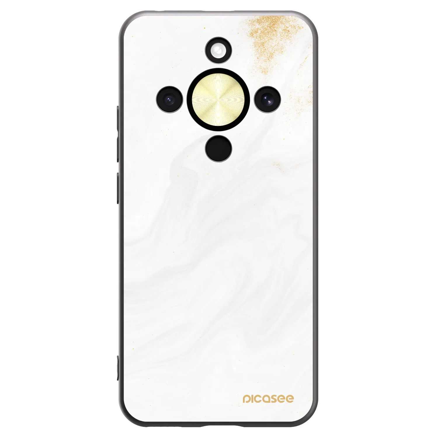 Picasee silikónový čierny obal pre Honor Magic8 Lite 5G - White