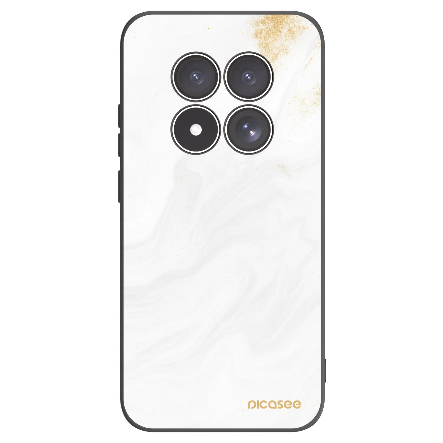 Picasee silikónový čierny obal pre Xiaomi Redmi Note 15 Pro 5G - White