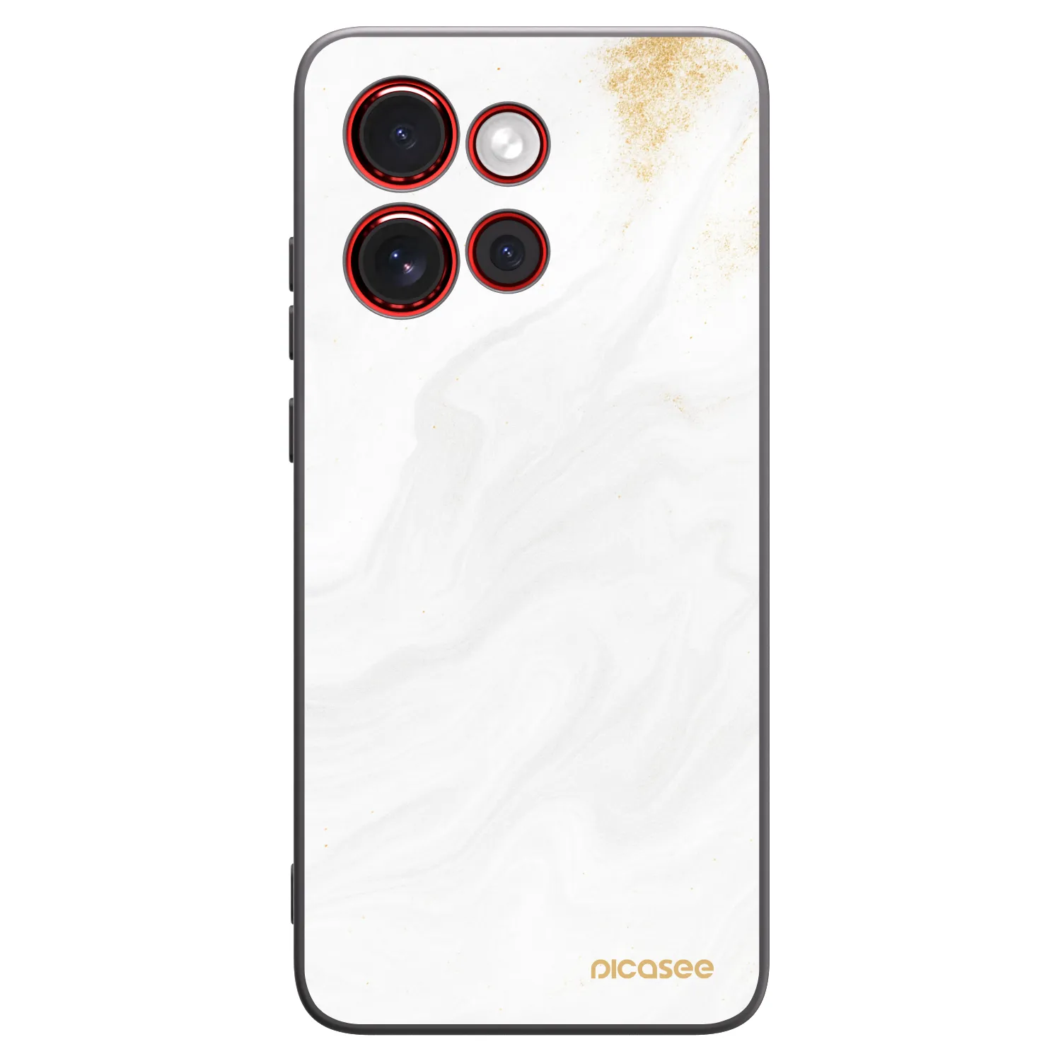Picasee silikónový čierny obal pre Motorola Edge 60 Neo 5G - White