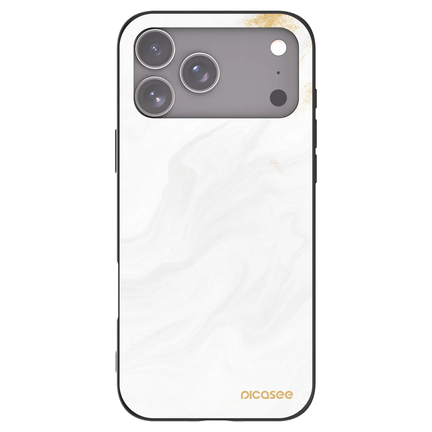Picasee silikónový čierny obal pre Apple iPhone 18 Pro Max - White