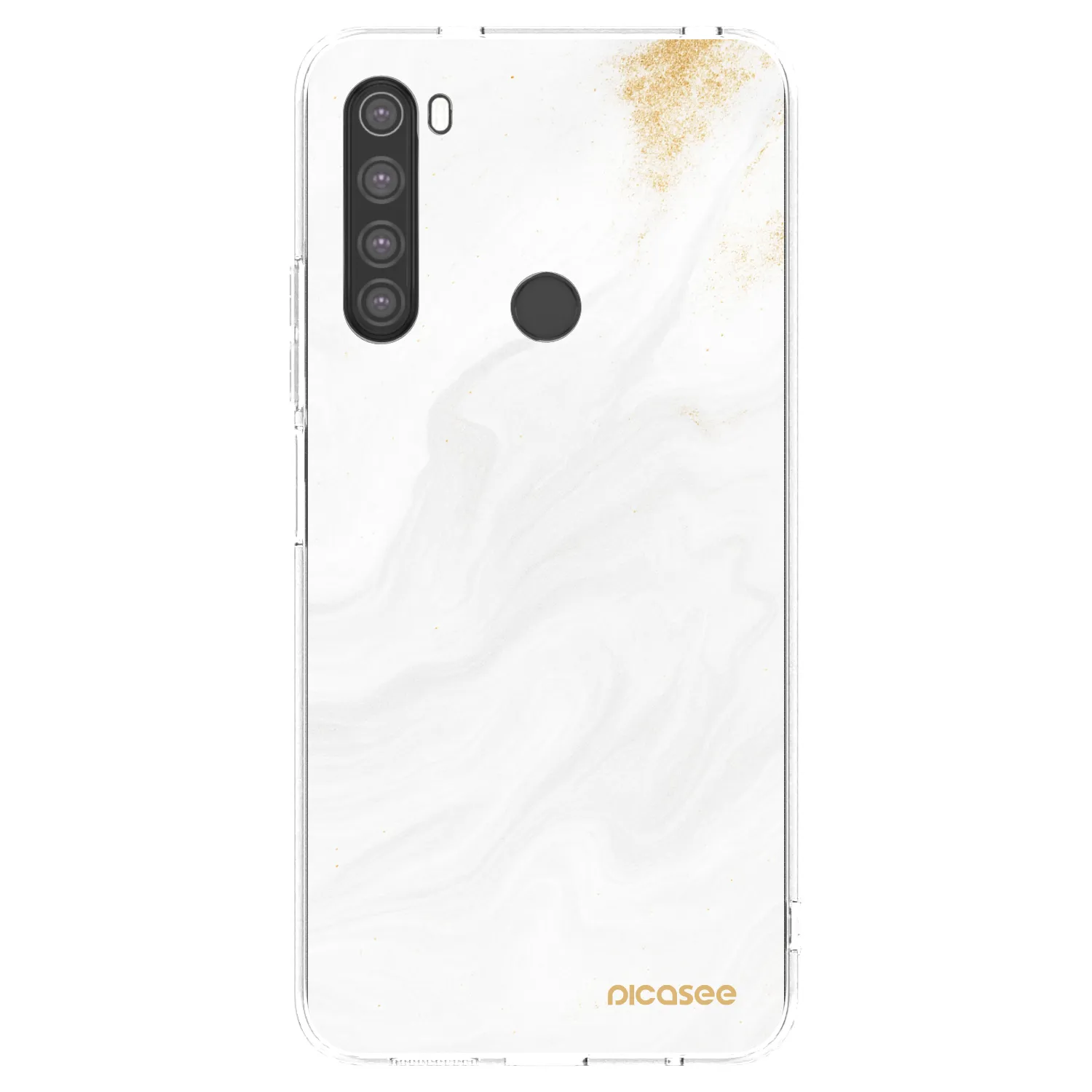 Picasee silikónový prehľadný obal pre Xiaomi Redmi Note 8 - White