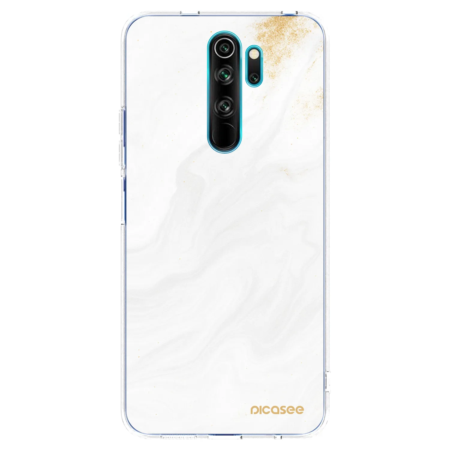 Picasee silikónový prehľadný obal pre Xiaomi Redmi Note 8 Pro - White