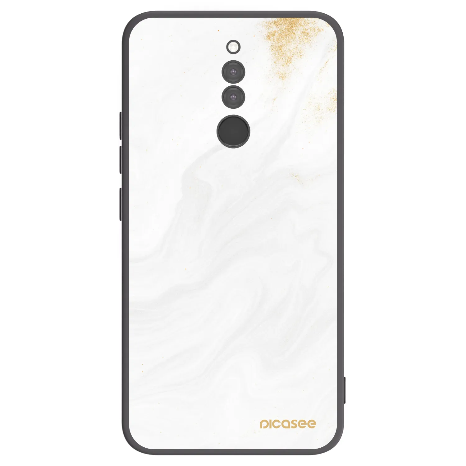 Picasee silikónový čierny obal pre Xiaomi Redmi 8 - White