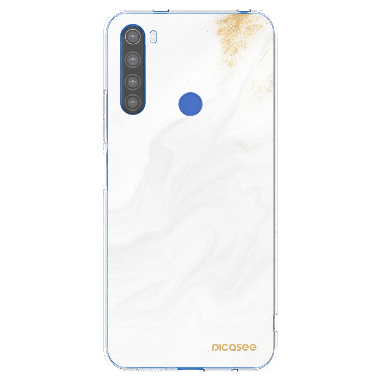 Picasee silikónový prehľadný obal pre Xiaomi Redmi Note 8T - White
