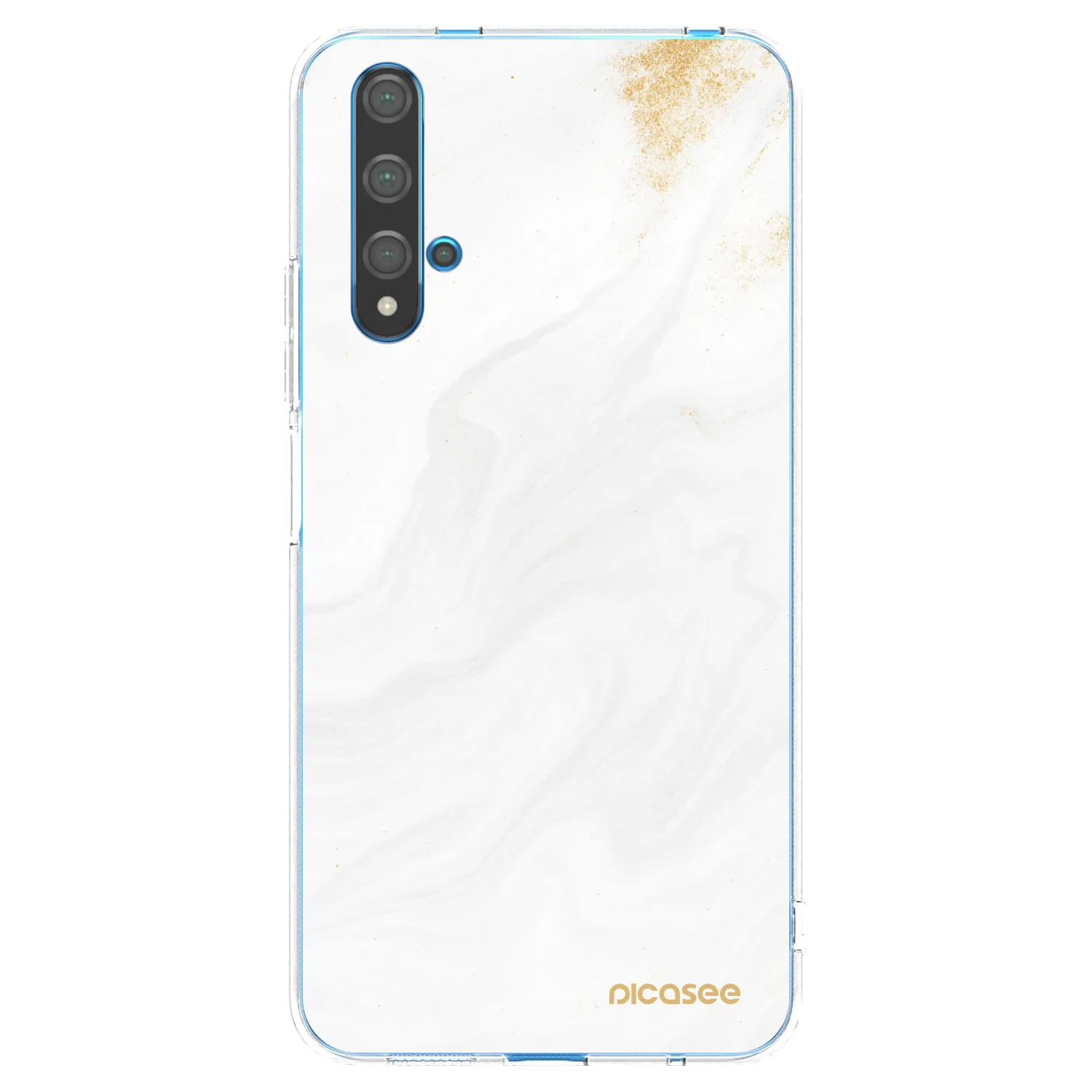 Picasee silikónový prehľadný obal pre Huawei Nova 5T - White