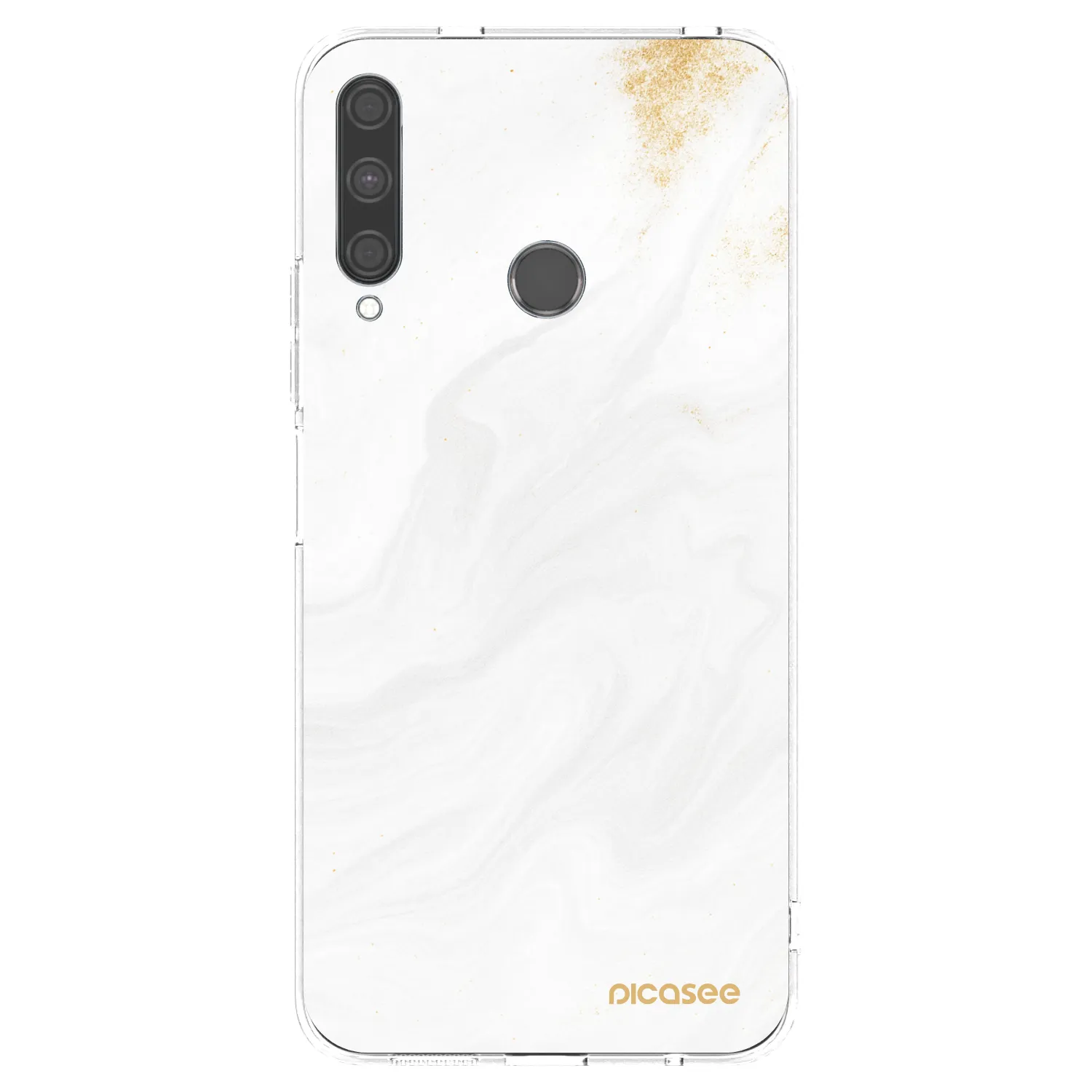 Picasee silikónový prehľadný obal pre Huawei P40 Lite E - White