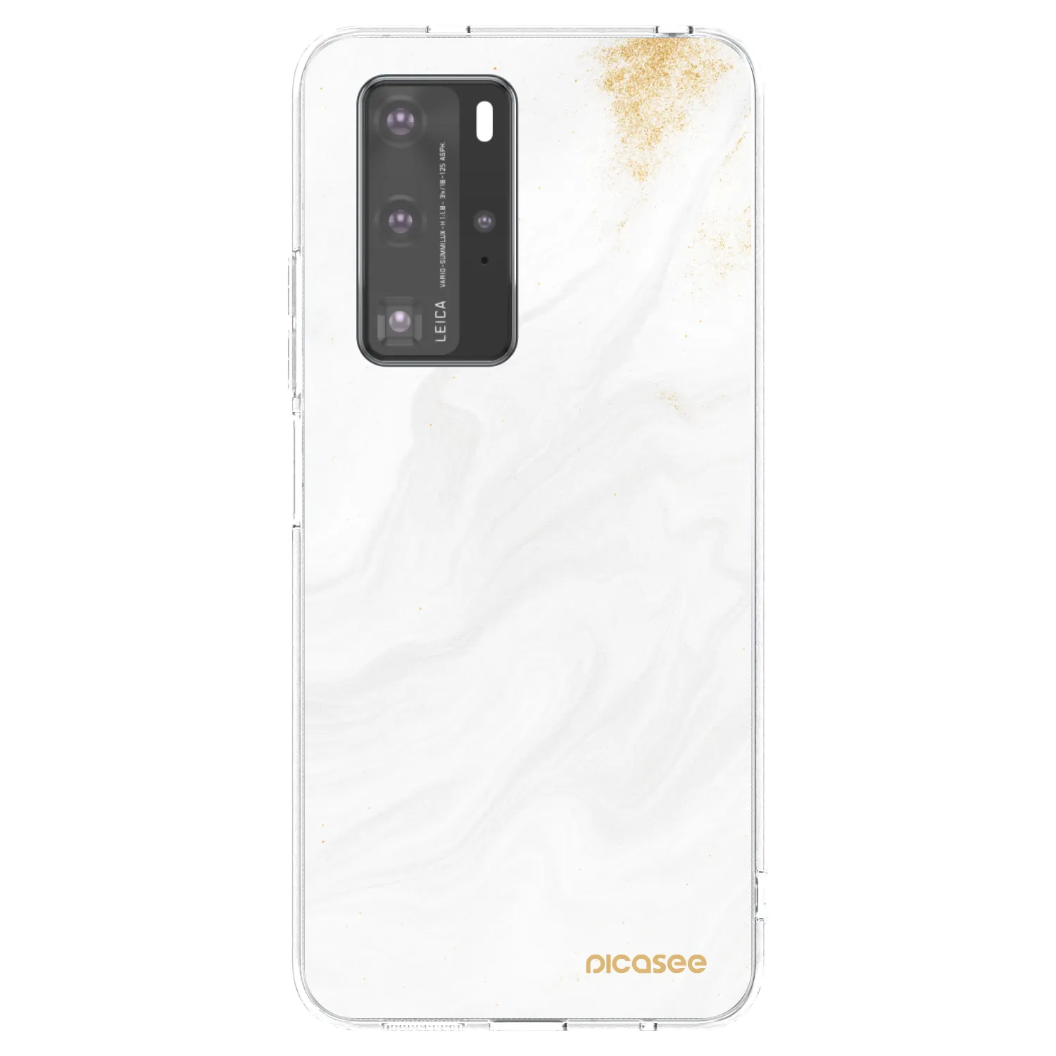 Silikónový prehľadný obal pre Huawei P40 Pro - White